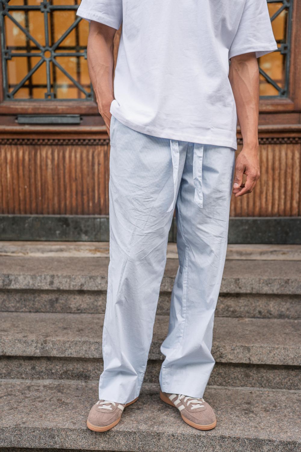 Pyjamas Pants Blå stribet | Skagen-clothing.dk